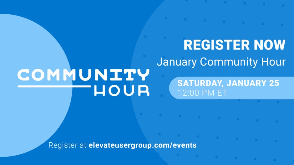 January 2025 Community Hour